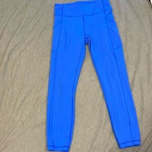 Lululemon fast and free leggings 25" size 8